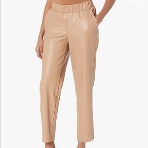 The Drop Faux Leather Pull-On Jogger